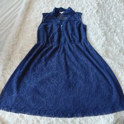 Sleveless Blue dress