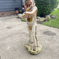 Red Cloud Native Chief Statue
