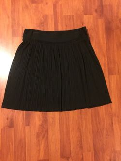 Banana republic black pleated skirt 6