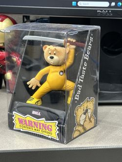Rare Collectibles Bad Taste Bear Mini Resin Statue - Bill - Inspired by the Movie Kill Bill Figure