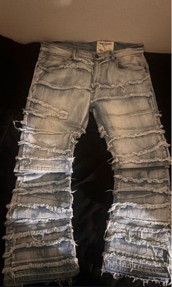 Light Blue Stacked Jeans