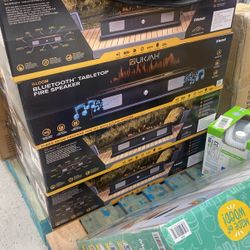 Bluetooth Speaker Tabletop With Fire Ukiah