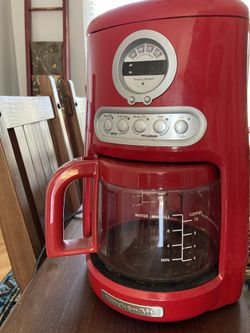 Red kitchenaid 2024 coffee maker