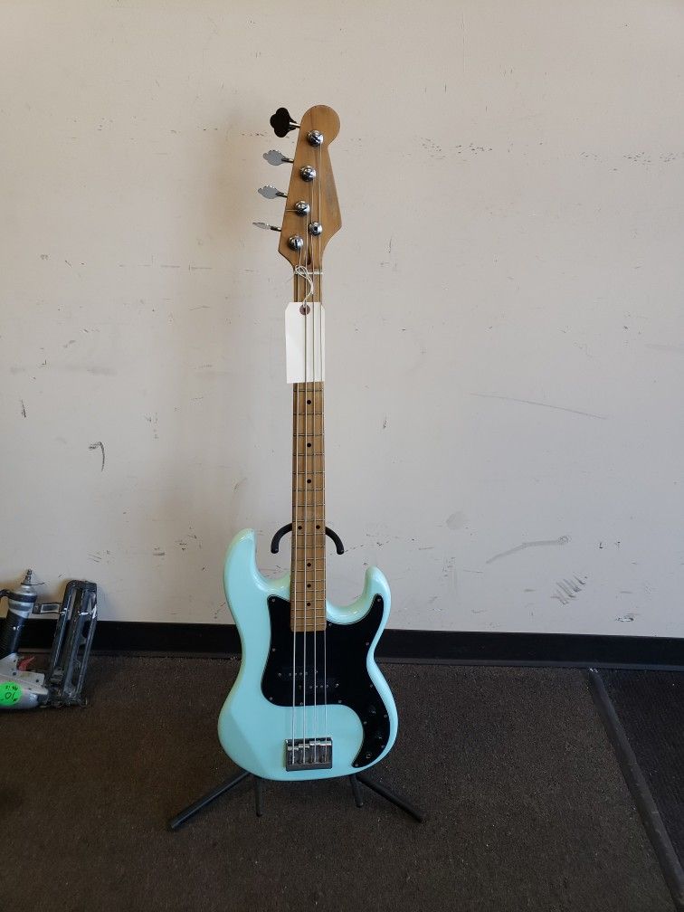 Unbranded 4 String Bass Guitar Light Blue