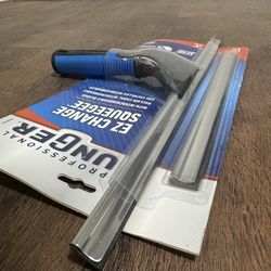 Squeegee with extra blade