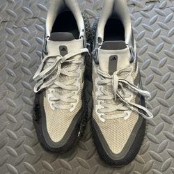 ADIDAS  2 Low Halo Silver Carbon Black Running Shoes Men's Size 11.5