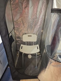 Indoor Sauna with Shower Chair