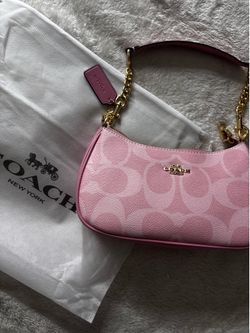Pink coach bag