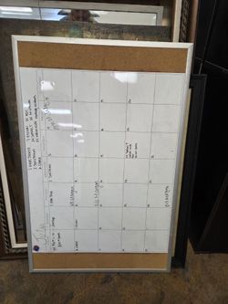 Dry race board calendar