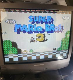 27" Philips TV CRT with remote Retro