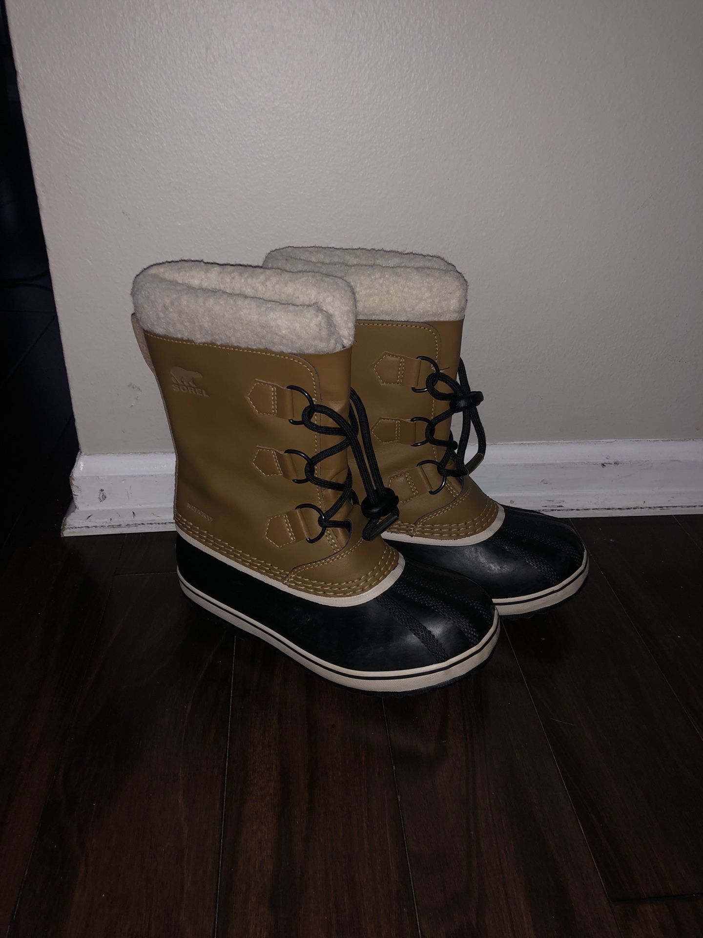 Sorel Caribou Waterproof Boots- Kids Size 2