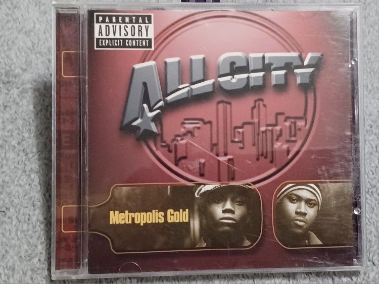 All City Rap Hip Hop CD Metropolis Gold Greg Valentine J Mega