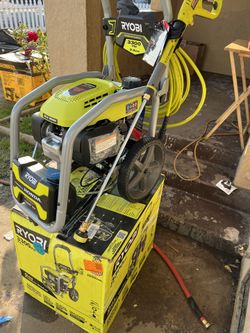 Ryobi 3300 psi 2.3 gpm cold water 2024 gas pressure washer with honda gcv190 idle down