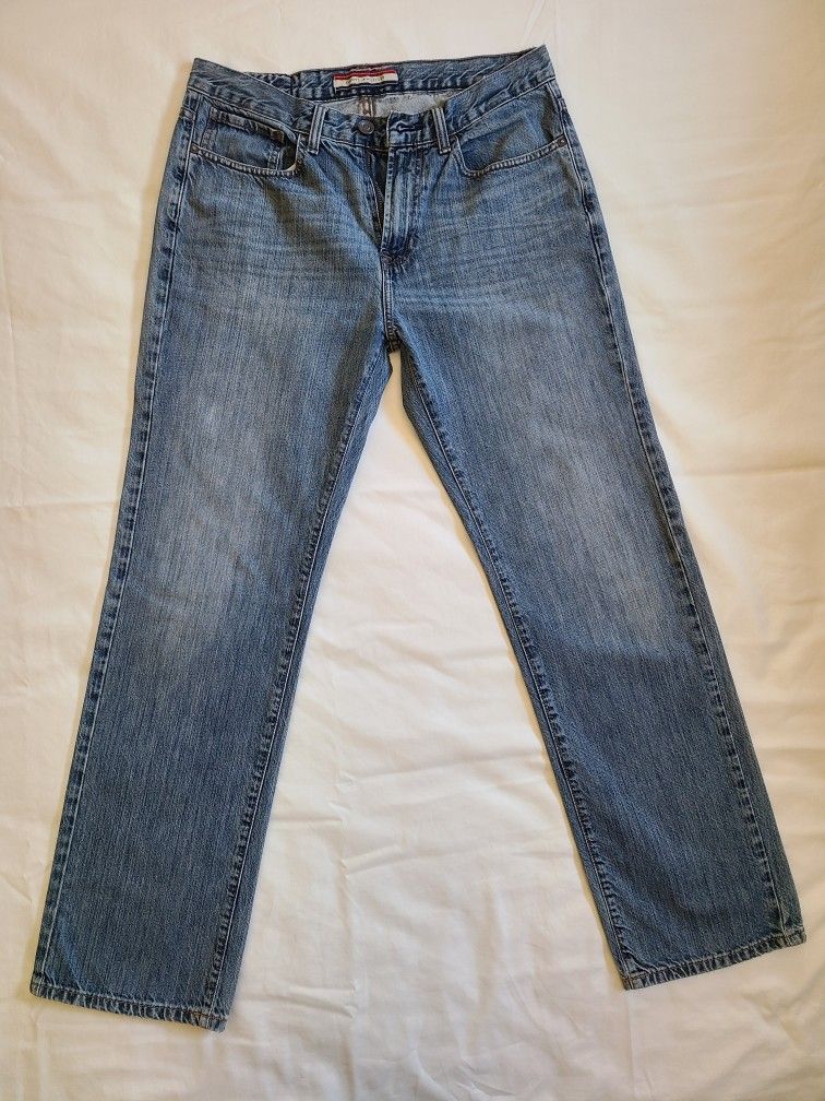 Tommy Hilfiger mens Relaxed Jeans 33 X 32
