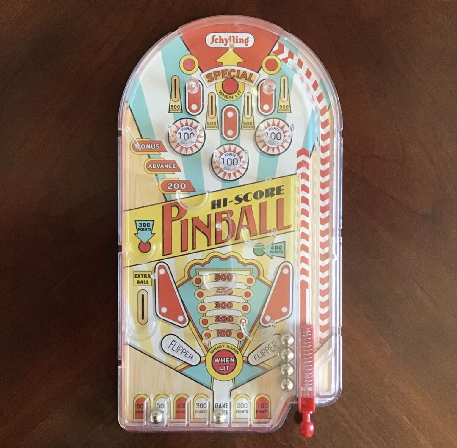 NEW Handheld Pinball Hi-Score Game
