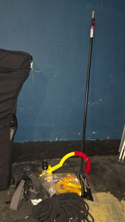 RidgePro with ropes and pole