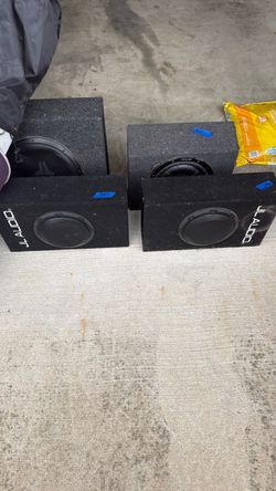 2- JL audio 8” speakers 1 10” JL audio and one kicker sub