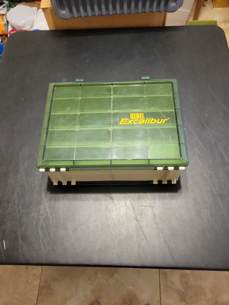 Rebel Excalibur Double Sided Tackle Box Or Crafts