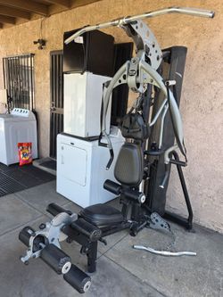 INSPIRE M3 Fitness Total Body Workout Multi Home Gym Weight Machine With Exercise Leg muscles Press