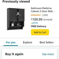 Bathroom medicine cabinet