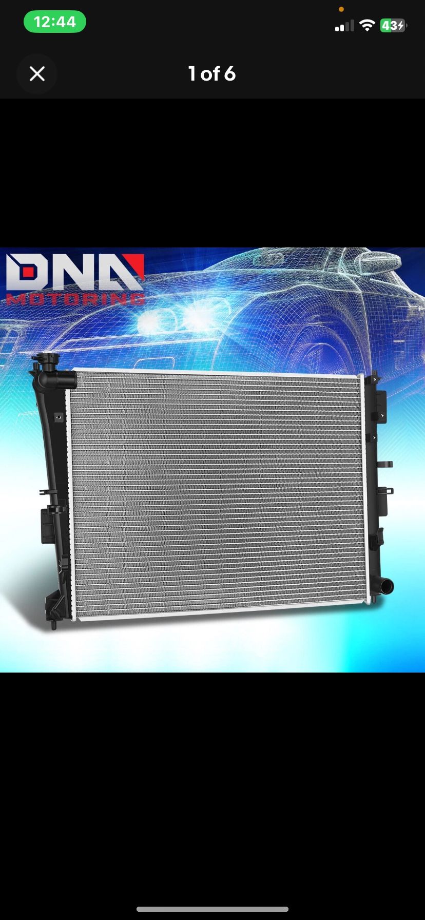 Kia/ Hyundai 2012-2015 Radiator
