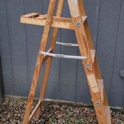 wood ladder
