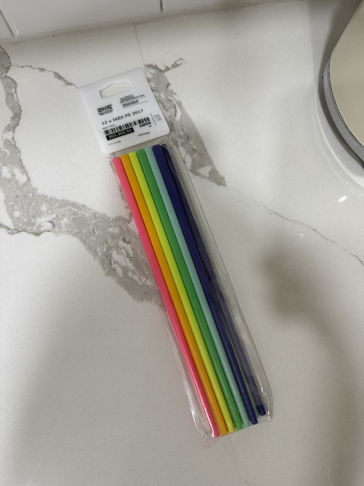 New 12 Pcs Colorful Chopsticks