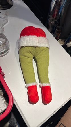 Grinch legs Christmas decoration