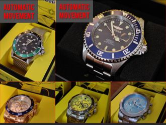 5 FOR $285 INVICTA WATCHES