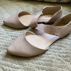 Size 10 Torrid Nude Strap Flats