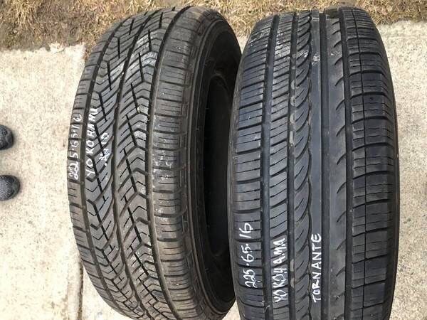 2 LIKE NEW YOKOHAMA TIRES 225/65r16 TIRES MINT SHAPE ONLY $125 FOR BOTH