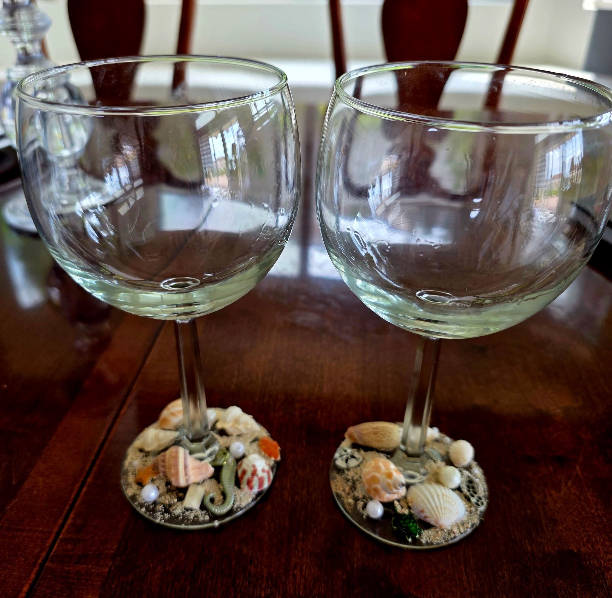 Beach Themed Wine Glasses