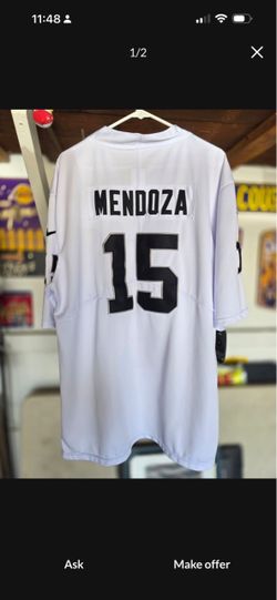 Raiders Mendoza jersey new men size medium and large