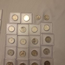 20 Silver Washington Quarters! 90% Silver