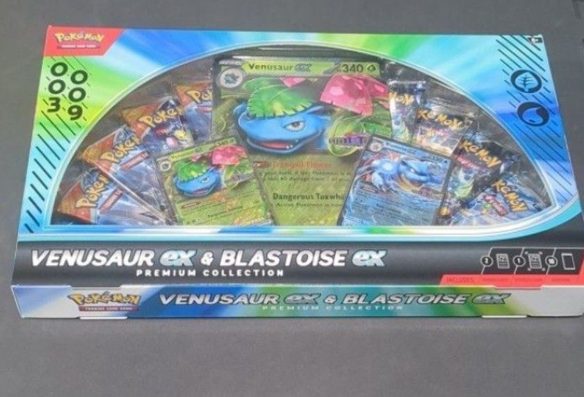 Venusaur EX & Blastoise EX Premium Collection