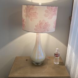 iridescent floral lamps 