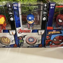 Marvel Helicopter. Spiderman, Capitan America & Iron man