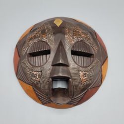 African Tribal Wood Carved Mask