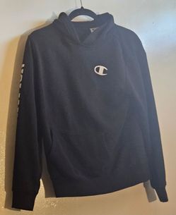 Champion Kids Black Hoodie with Logo