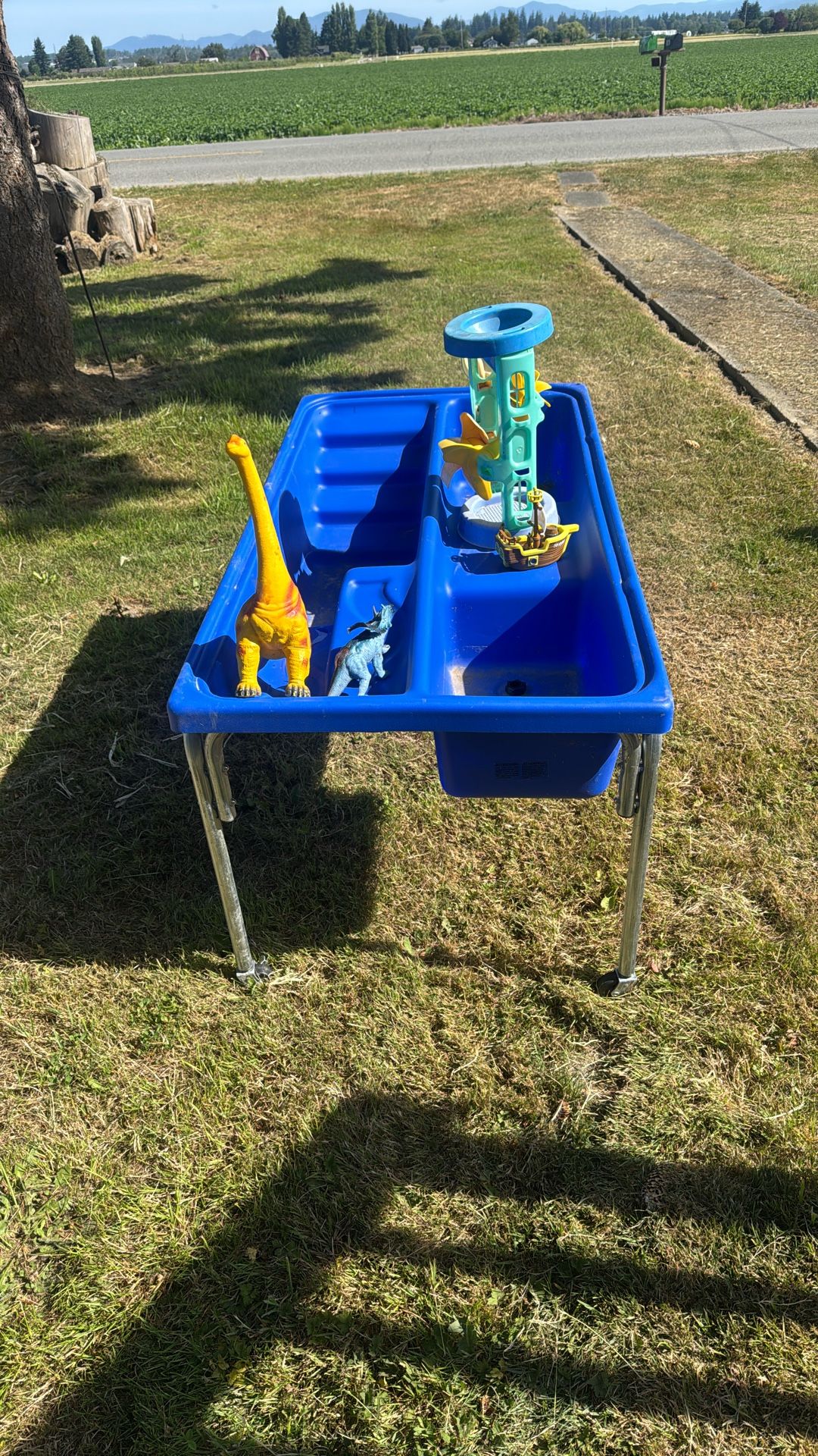 Big Wheels Water/Sand Table 26X51” Inch And 23” Inches Tall