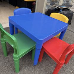 Kids Picnic Table And Chairs - Under 4 Years Old