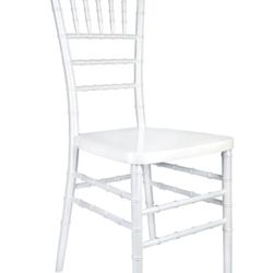Sparkling White Skeleton Steel Chiavari Chairs