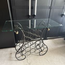20 Bottle Iron Wine Rack 
