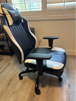 KBest Gaming Chair / Office Chair – Black & White