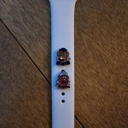 Metal Mr And Mrs Potato Head Watch Band Charms 