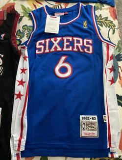 Dr Jay Philadelphia 76ers Julius Irving NBA throwback jersey men's Large