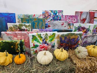 Assorted Canvas Art Work