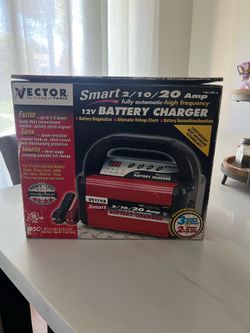 Vector Smart 2/10/20 Amp 12V Battery Charger VEC1090A – New in Box