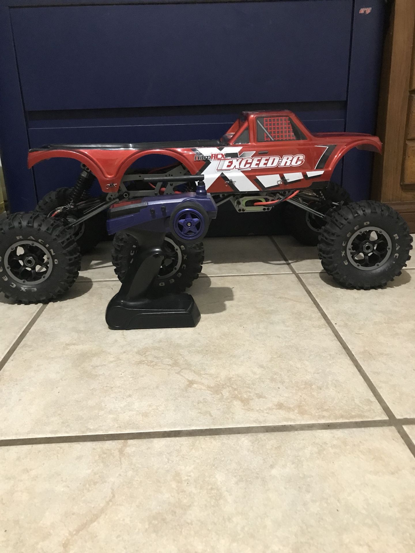 Exceed mad torque 6x6 rock crawler traxxas losi rc car nitro rc team associated ofna hpi