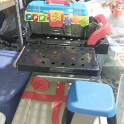 V-Tech Tool Box, Mini Cart & Stool